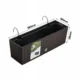 Set 2 jardiniere decorative, suport metalic, Rato Case W, maro, 58x18x19.5 cm - imagine 2