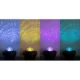 Lampa de noptiera cu proiector, muzicala, LED, telecomanda, bluetooth, incarcare USB, negru, 17x13 cm, Isotrade - imagine 2