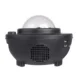 Lampa de noptiera cu proiector, muzicala, LED, telecomanda, bluetooth, incarcare USB, negru, 17x13 cm, Isotrade - imagine 10