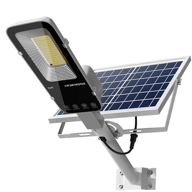 Lampa solara stradala LED Superfire FF5-E, Panou solar, Telecomanda, 897 W, 2000 lm, 20000 mAh