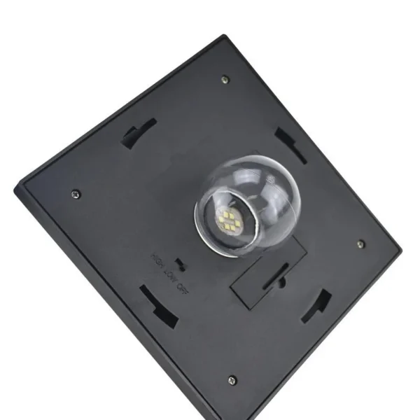 Lampa solara tip felinar pentru gradina, 1 LED, 18x18x160 cm - imagine 3