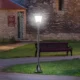 Lampa solara tip felinar pentru gradina, 1 LED, 18x18x160 cm - imagine 11