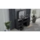 Masa de toaleta/machiaj, negru, cu oglinda si LED-uri, Vanessa130x43x143 cm - imagine 3