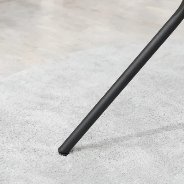 Masa gradina/terasa/balcon pentru exterior, rotunda, metalica, negru, 91x71.5 cm - imagine 2