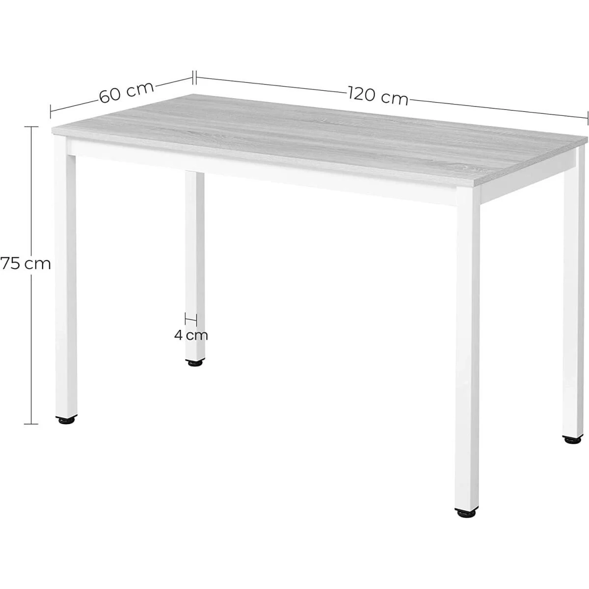 Masa pentru sufragerie/living, Artool, pal, metal, maro rustic si negru, 120x60x75 cm 2 Masa pentru sufragerie living Artool pal metal maro rustic si negru 120x60x75 cm 3 square