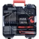 Masina gaurit/insurubat, 2x20V Li-ion, 2 Ah, incarcator si set burghie, varfuri si biti, 73 piese - imagine 3
