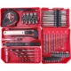 Masina gaurit/insurubat, 2x20V Li-ion, 2 Ah, incarcator si set burghie, varfuri si biti, 73 piese - imagine 2