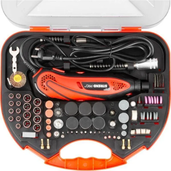 Mini polizor cu accesorii, trusa, 135 W, Strend Pro - imagine 7