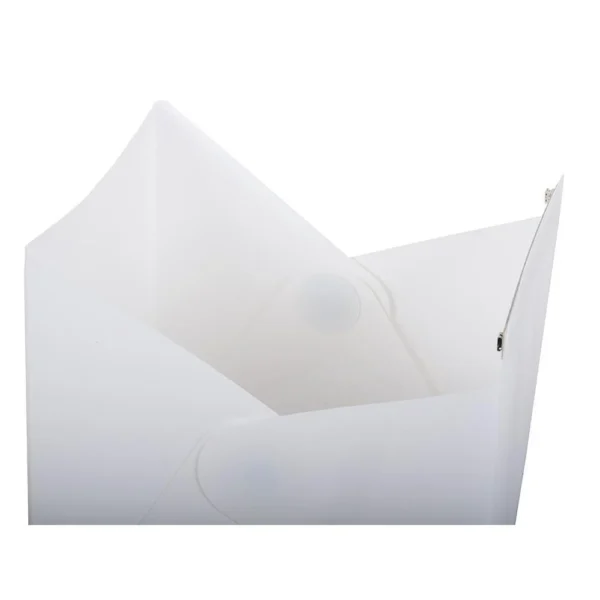 Mini studio foto, Verk Group, tip cort, 20 LED-uri, cu husa, USB, alb, 22x24x24 cm - imagine 4