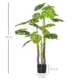 Planta artificiala, monstera cu ghiveci, verde, 120 cm - imagine 8