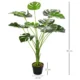 Planta artificiala, monstera cu ghiveci, verde, 85 cm - imagine 7