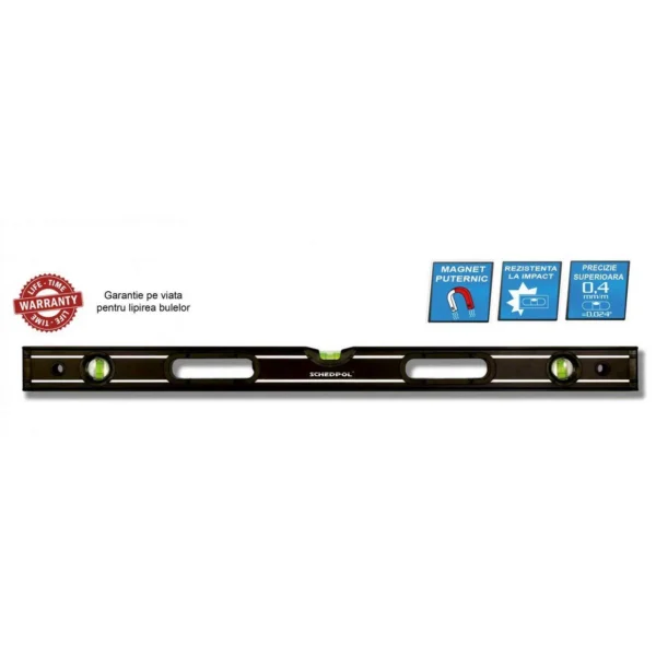 Nivela, MAX PROFESIONAL, magnetica, 3 bule, 150 cm - imagine 4