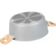 Oala ceramica cu capac de sticla, manere lemn, 4 L, 24 cm, MagicHome Harmony - imagine 4
