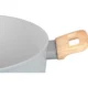 Oala ceramica cu capac de sticla, manere lemn, 5.9 L, 28 cm, MagicHome Harmony - imagine 4