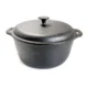 Oala de fonta cu capac, lingura de lemn, 7 L, Perfect Home - imagine 7