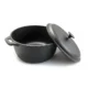 Oala de fonta cu capac, lingura de lemn, 7 L, Perfect Home - imagine 5