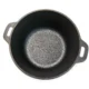 Oala de fonta cu capac, lingura de lemn, 7 L, Perfect Home - imagine 4