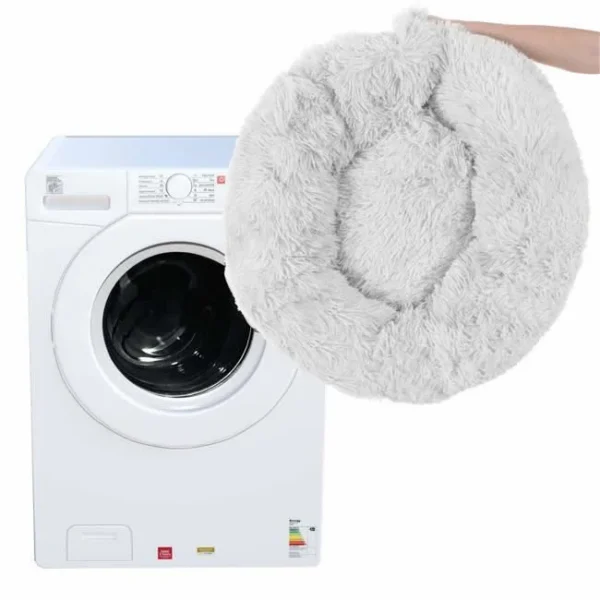 Culcus moale pentru caine/pisica, Springos, gri, 110 cm - imagine 15