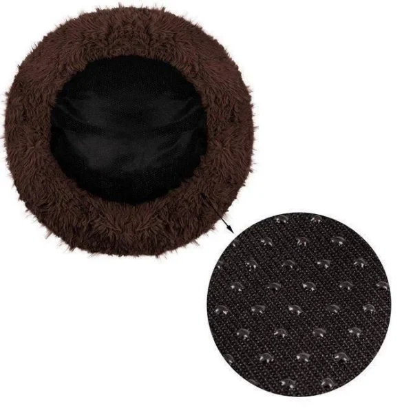 Culcus moale pentru caine/pisica, maro, 70 cm - imagine 5