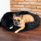 Culcus moale pentru caine/pisica, negru, 70 cm - imagine 12
