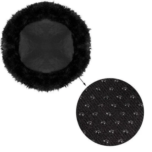 Culcus moale pentru caine/pisica, negru, 70 cm - imagine 6