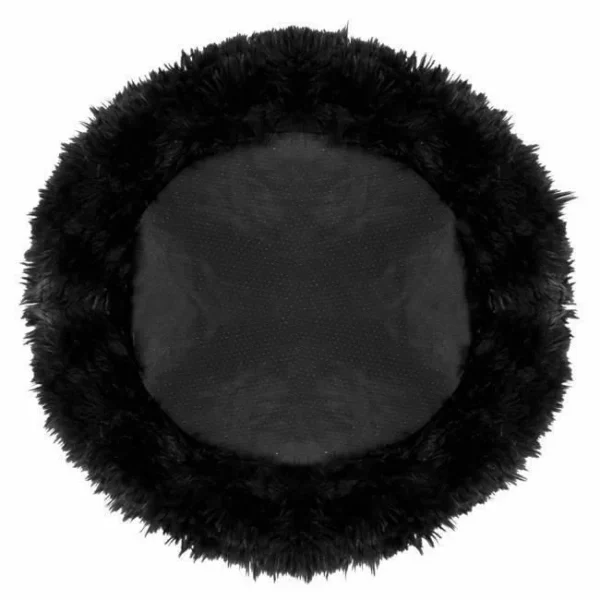 Culcus moale pentru caine/pisica, negru, 70 cm - imagine 7