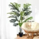 Planta artificiala, palmier cu ghiveci, verde, 150 cm - imagine 11