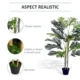 Planta artificiala, palmier cu ghiveci, verde, 150 cm - imagine 6