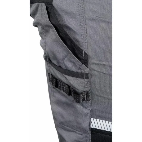 Pantaloni de lucru, bumbac, poliester, intariri genunchi, model Mix&Match, gri, marimea M/50, NEO - imagine 3