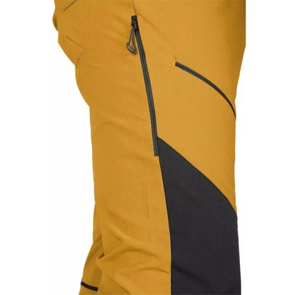 Pantaloni de lucru, elastici, nylon, model Outdoor, galben mustar, marimea S/48, NEO - imagine 2