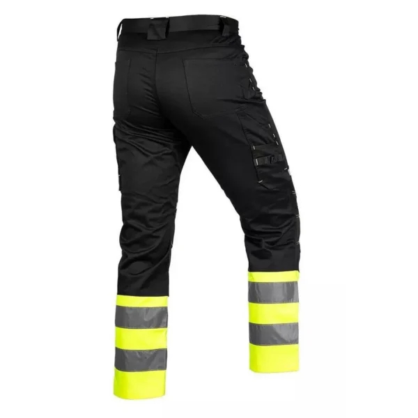 Pantaloni de lucru, reflectorizanti, negru si galben, model Hi-Vis, marimea L/52, NEO - imagine 8