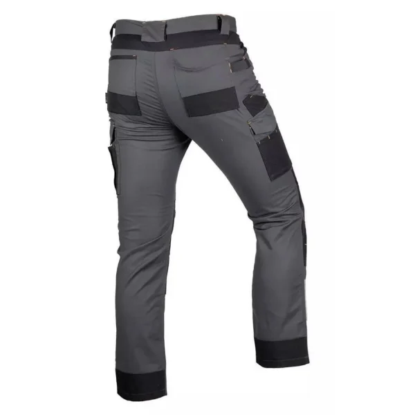Pantaloni de lucru, poliester, bumbac, intariri genunchi, model Mix&Match, gri, marimea S/48, NEO - imagine 3