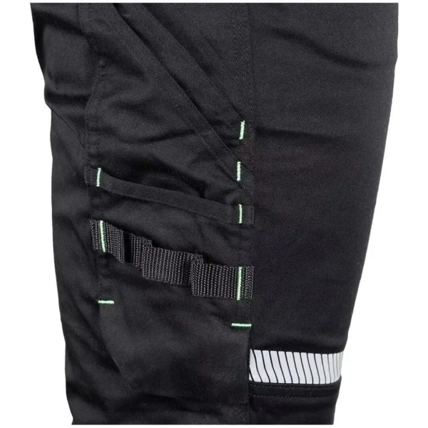 Pantaloni de lucru, bumbac, poliester, intariri genunchi, model Mix&Match, negru, marimea S/48 - imagine 11