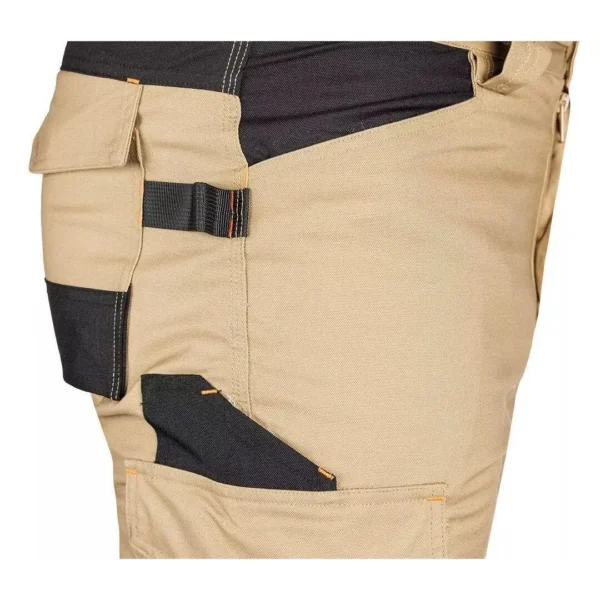 Pantaloni de lucru, poliester, bumbac, intariri genunchi, model Mix&Match, bej, marimea M/50, NEO - imagine 10
