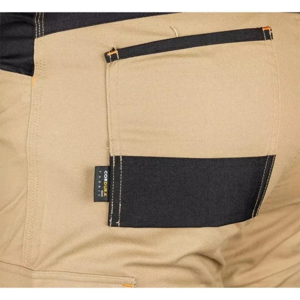 Pantaloni de lucru, poliester, bumbac, intariri genunchi, model Mix&Match, bej, marimea M/50, NEO - imagine 9