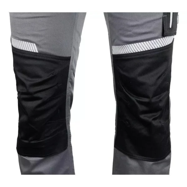 Pantaloni de lucru, bumbac, poliester, intariri genunchi, model Mix&Match, gri, marimea S/48, NEO - imagine 8