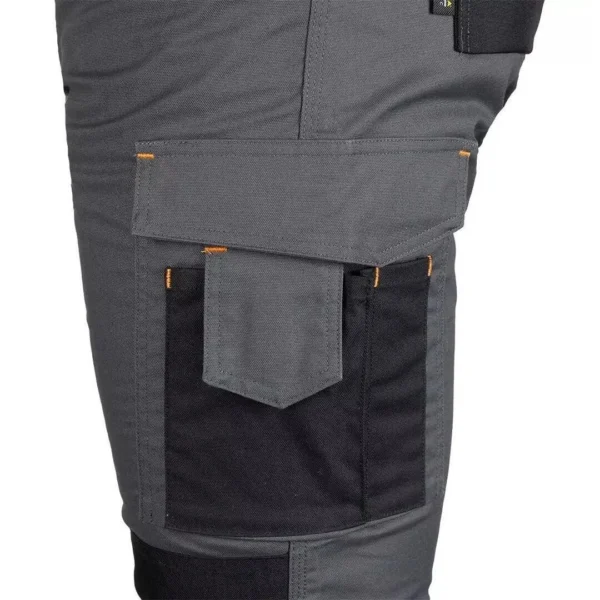 Pantaloni de lucru, poliester, bumbac, intariri genunchi, model Mix&Match, gri, marimea S/48, NEO - imagine 7