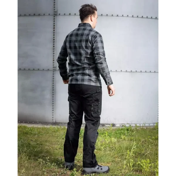 Pantaloni de lucru, bumbac, poliester, intariri genunchi, model Mix&Match, negru, marimea XL/54 - imagine 6