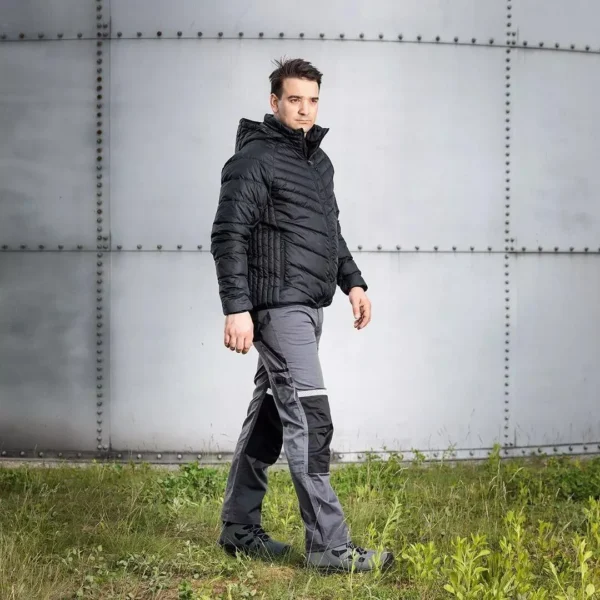 Pantaloni de lucru, bumbac, poliester, intariri genunchi, model Mix&Match, gri, marimea S/48, NEO - imagine 5