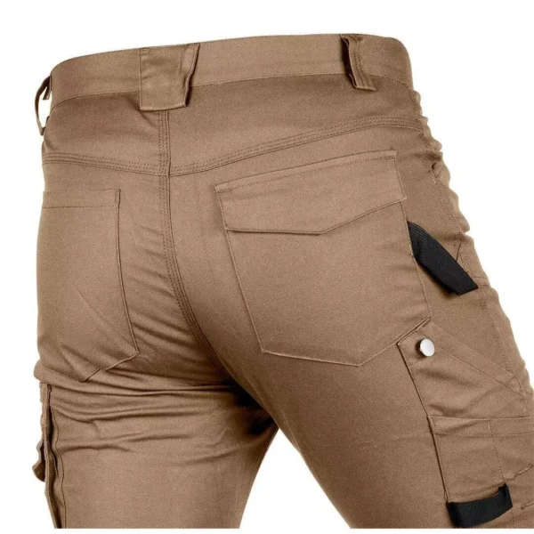 Pantaloni de lucru, bumbac si poliester, model Mix&Match, maro, marimea L/52, NEO - imagine 8