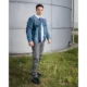 Pantaloni de lucru, bumbac si poliester, model Mix&Match, gri, marimea XL/54, NEO - imagine 7