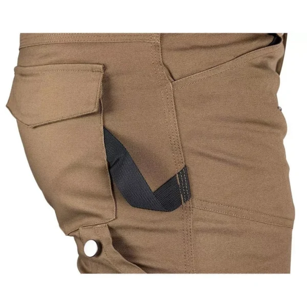 Pantaloni de lucru, bumbac si poliester, model Mix&Match, maro, marimea S/48, NEO - imagine 5
