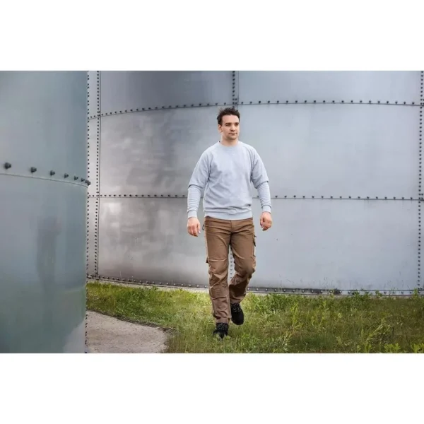 Pantaloni de lucru, bumbac si poliester, model Mix&Match, maro, marimea XXL/56, NEO - imagine 10