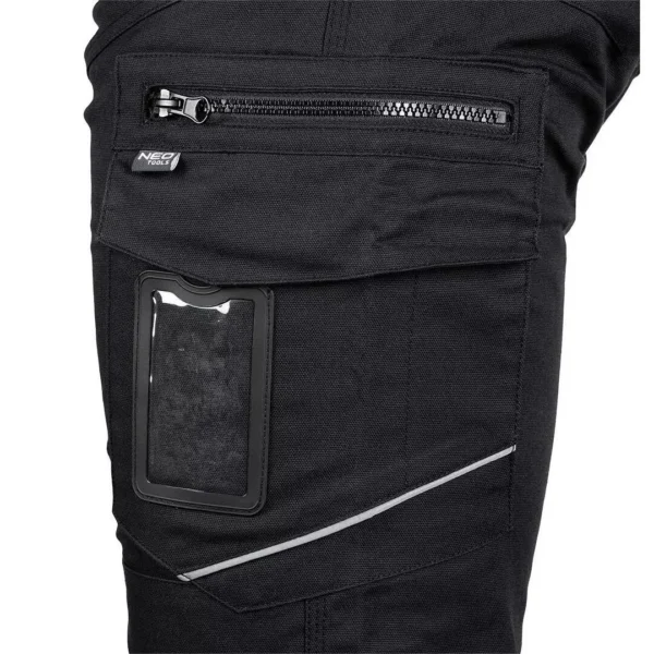 Pantaloni de lucru, bumbac si poliester, model Mix&Match, negru, marimea XXL/56, NEO - imagine 6
