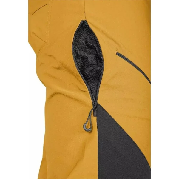 Pantaloni de lucru, elastici, nylon, model Outdoor, galben mustar, marimea L/52, NEO - imagine 6