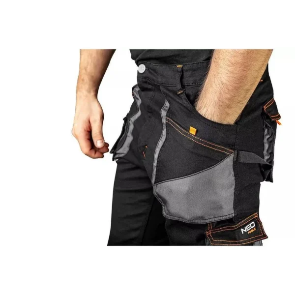 Pantaloni de lucru slim fit, cu curea, model HD, marimea S/48, NEO - imagine 9