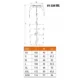 Pantaloni de lucru slim fit, cu curea, model HD, marimea XXL/56, NEO - imagine 11