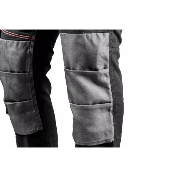 Pantaloni de lucru slim fit, cu curea, model HD, marimea XXL/56, NEO - imagine 6