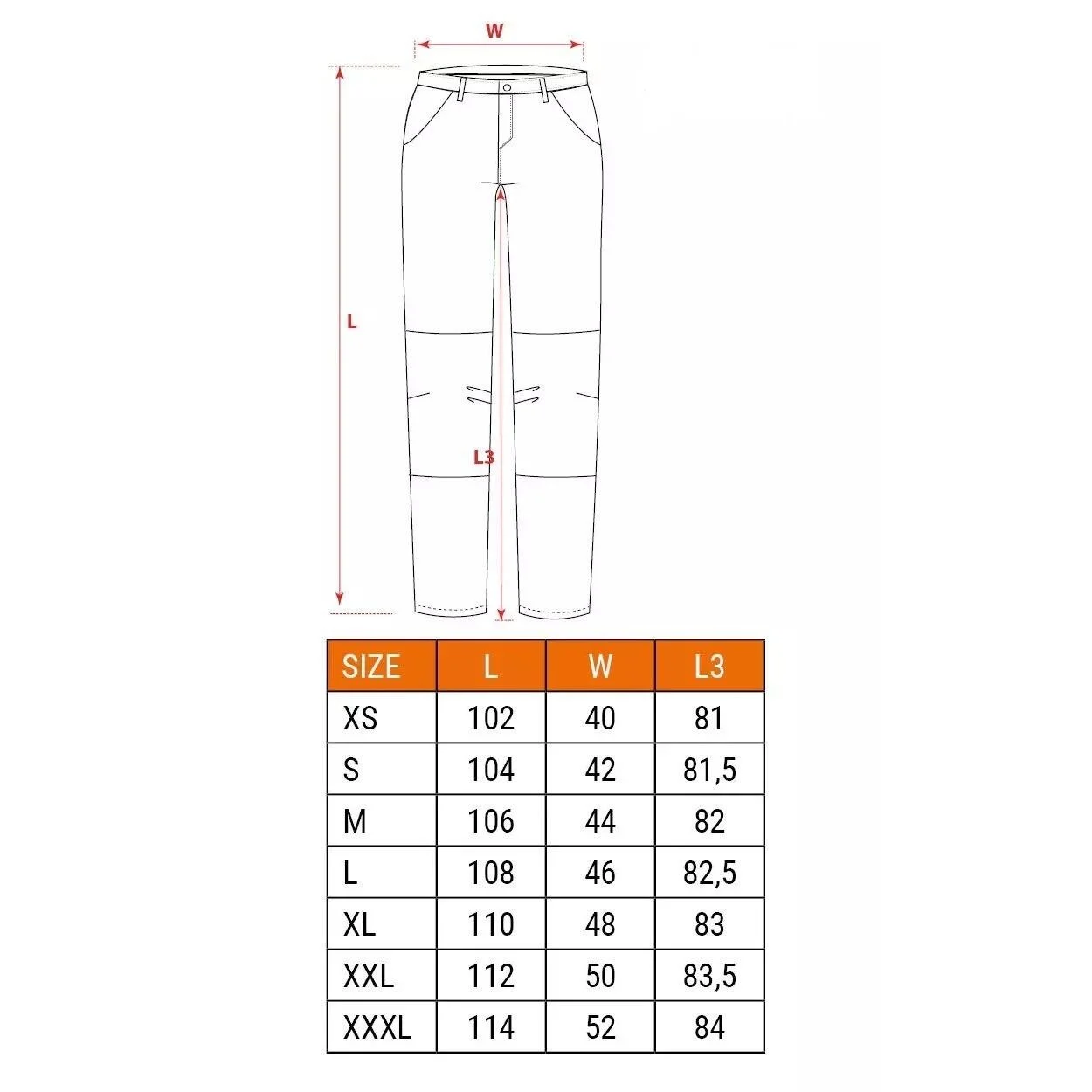Pantaloni de lucru slim fit, cu curea, model HD, marimea L/52, NEO 1 Pantaloni de lucru slim fit, cu curea, model HD, marimea L/52, NEO