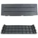 Pat/strat inaltat pentru flori, legume, din plastic, efect lemn, antracit, 149.2x75.6x25 cm, Prosperplast - imagine 3